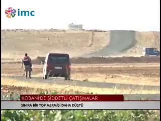 Canlı Yayında top mermisi düştü