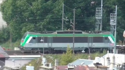 BB36000 : A l'approche de la gare de Modane en Maurienne