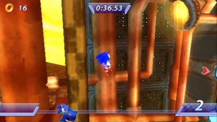 Sonic Rivals - Sonic : Zone Death Yard Acte 2
