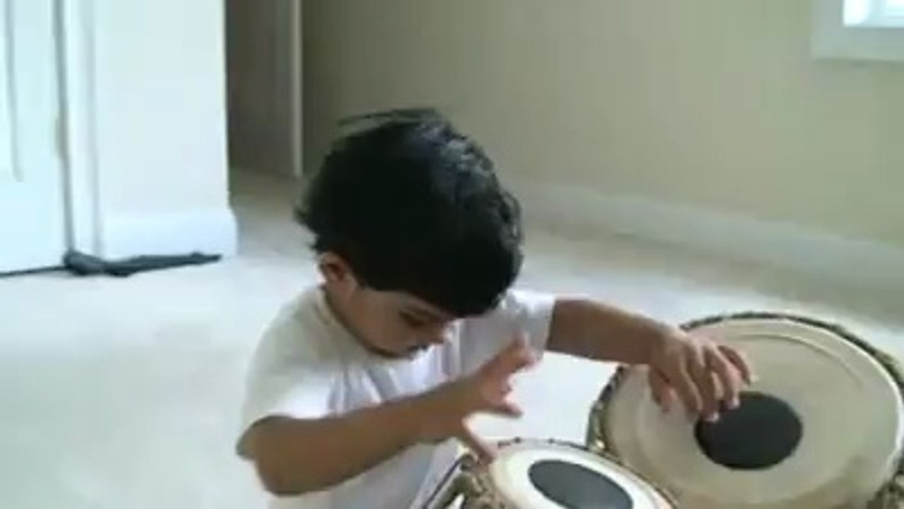Tabla.. A Performance by A Baby..