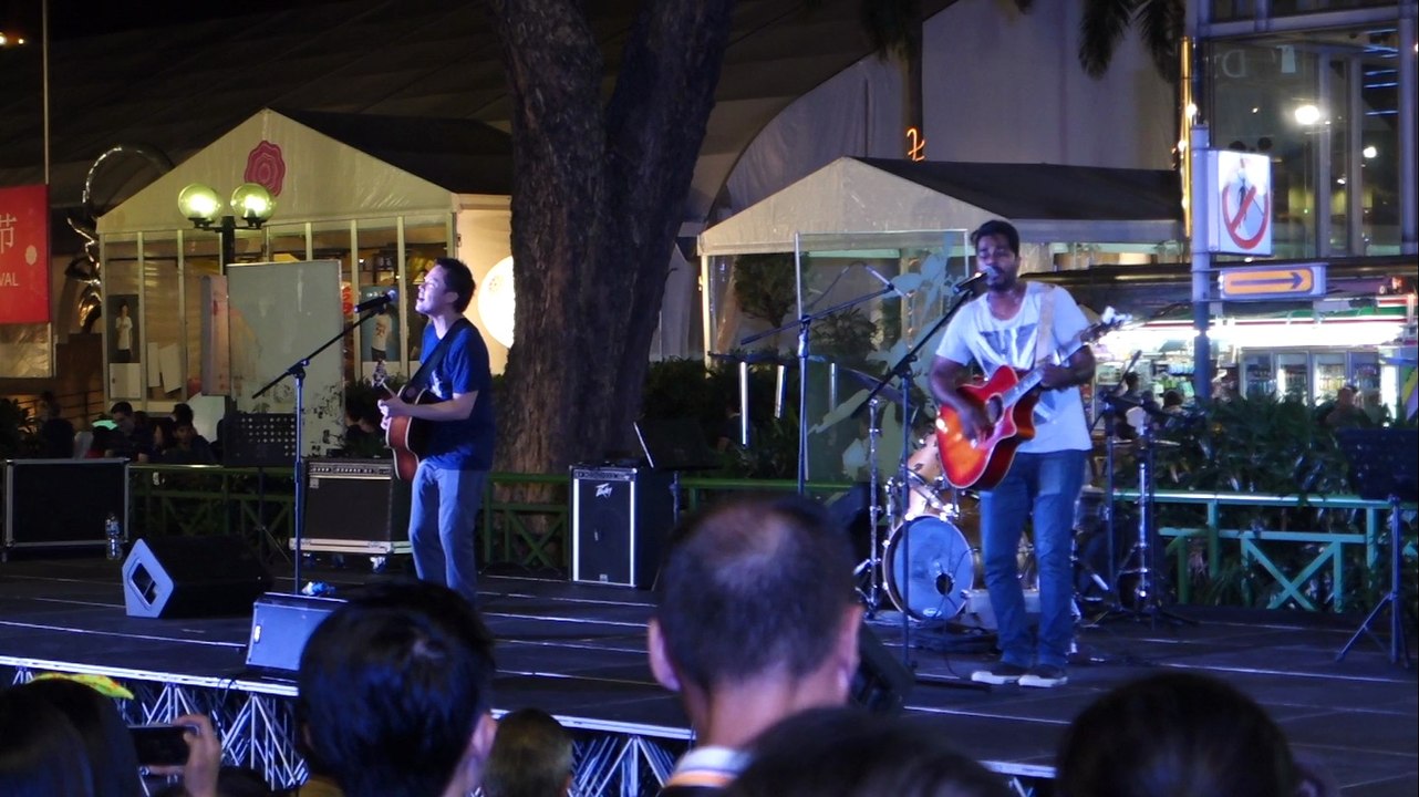 [Sony RX100 III] The Fa La La Song by Jack & Rai @ Tennis Pops Up - Pedestrian Night on Orchard Road