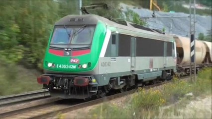 BB36000 : La E436342 se dirige vers la gare de Modane en Maurienne