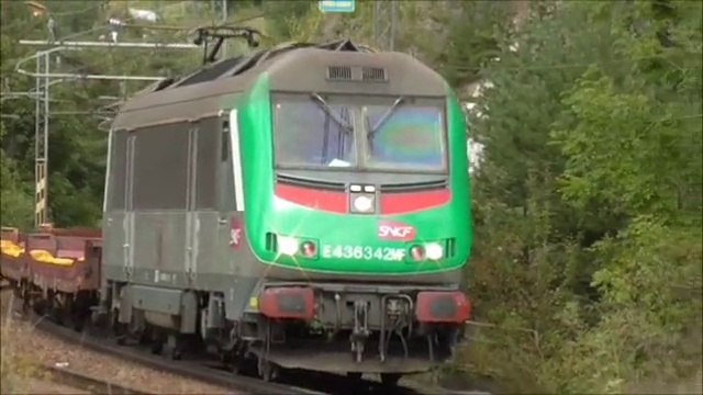 BB36000 : Montée de la E436342 vers le tunnel du Fréjus à Modane