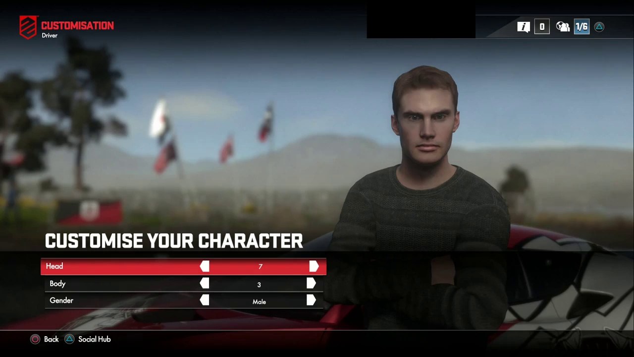 DriveClub - Customize character