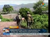 México: autoridades hallan seis cuerpos en fosa común en Guerrero