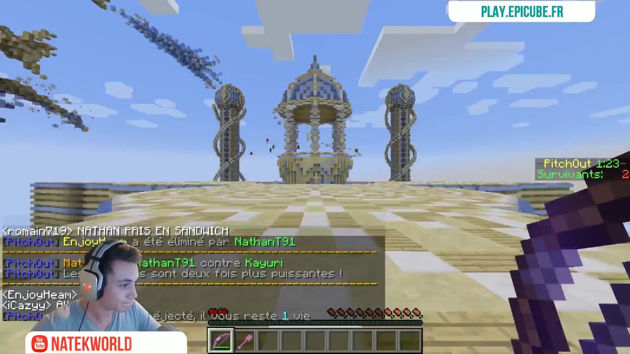 Natek World sur Minecraft !