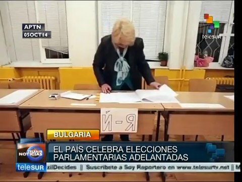 Bulgaria vota en parlamentarias anticipadas