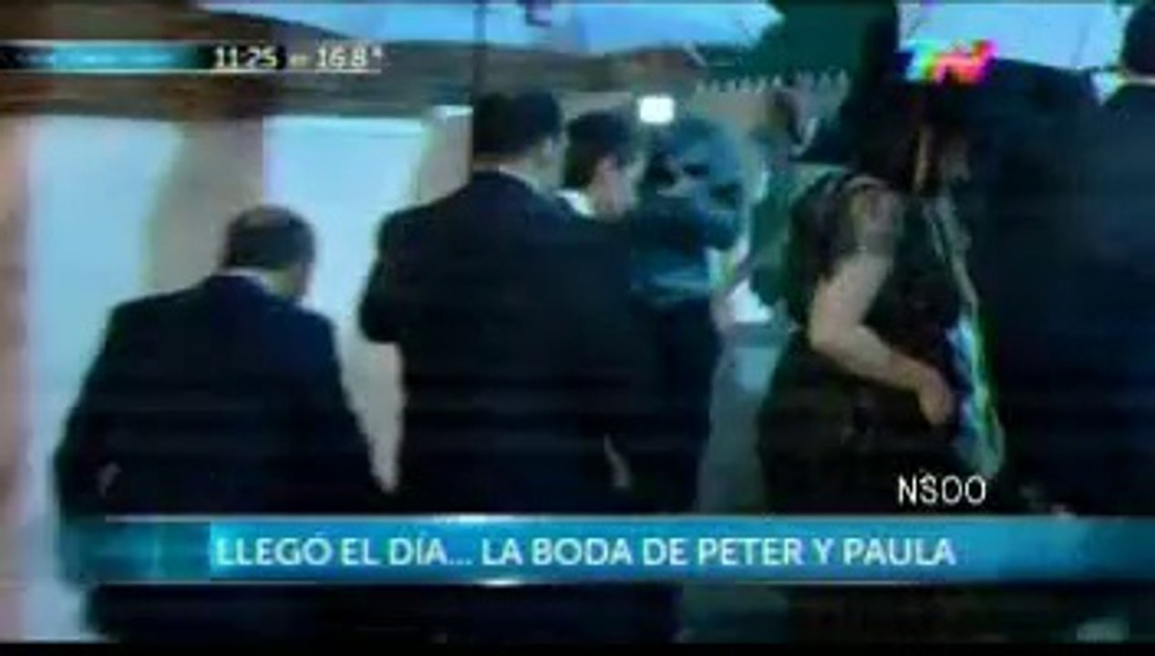 Imágenes del casamiento de Pedro y Paula en TN - 05 de Octubre