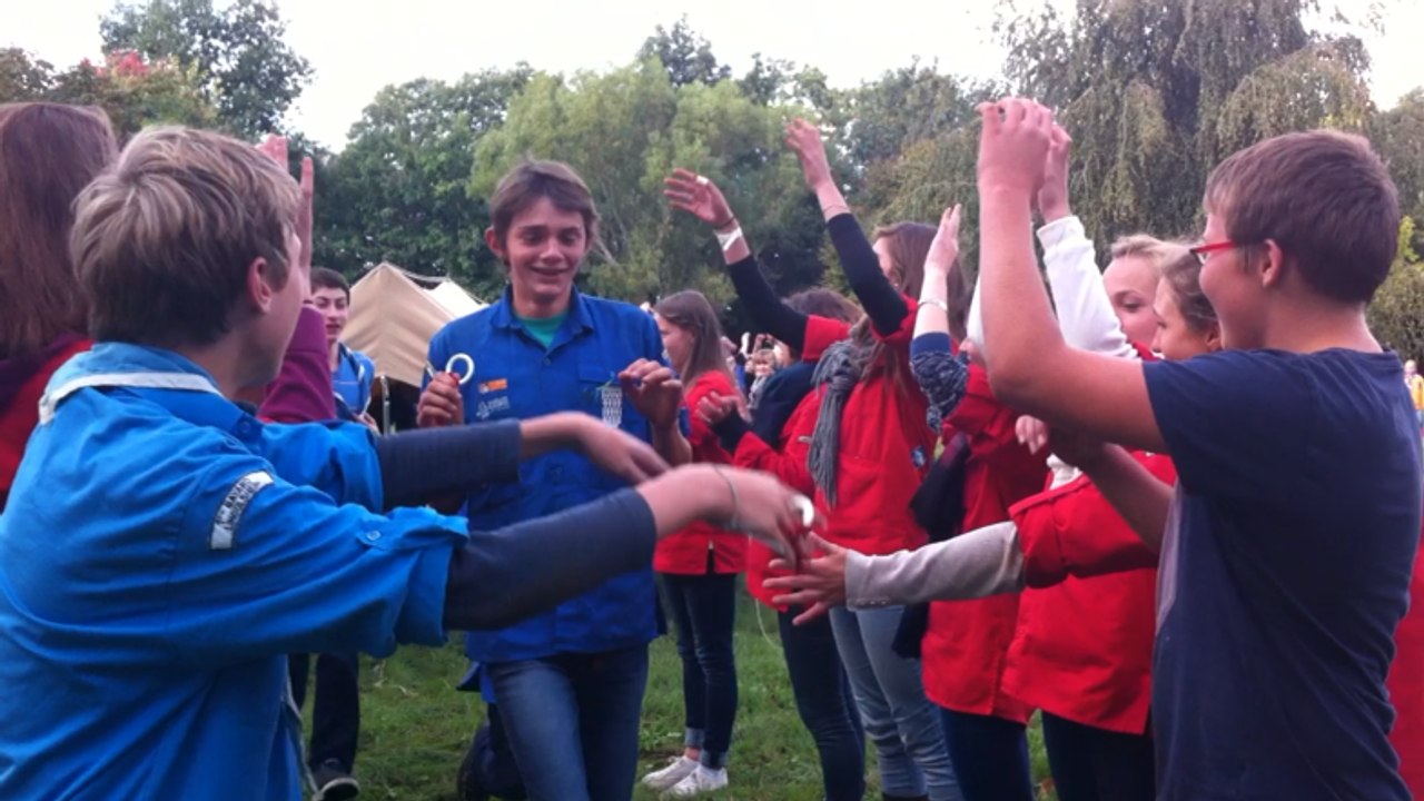 Scouts et guides de France, groupe de Quimper : le rituel des montées