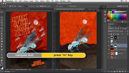 0202-Creating a channel mask and independent shadow for the giant ant