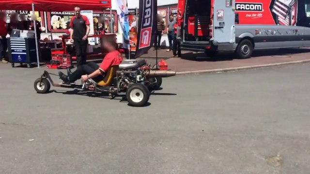 Turboreacteur artisanal /homemade turbojet part16.Essai du char a voile