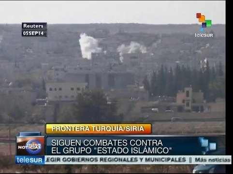 Choques entre milicias kurdas y EI en frontera Siria-Turquía