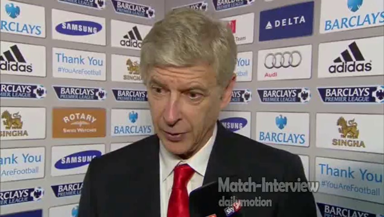 Arsene Wenger Match Interview - Chelsea 2-0 Arsenal - 05-10-2014