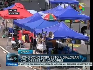 Gobierno de Hong Kong dispuesto a dialogar con opositores
