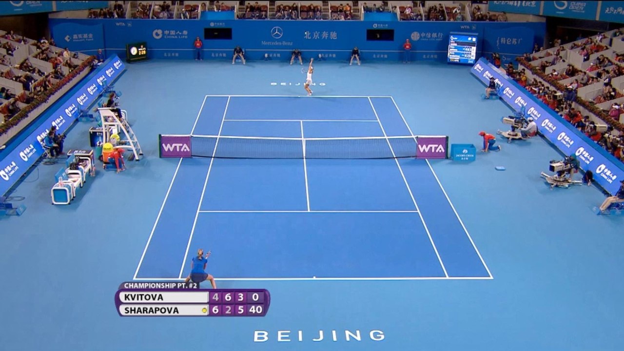 Peking: Sharapova wieder Nummer zwei der Welt