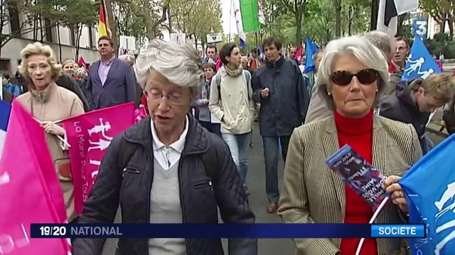 La Manif pour tous toujours déterminée dans les rues de Paris