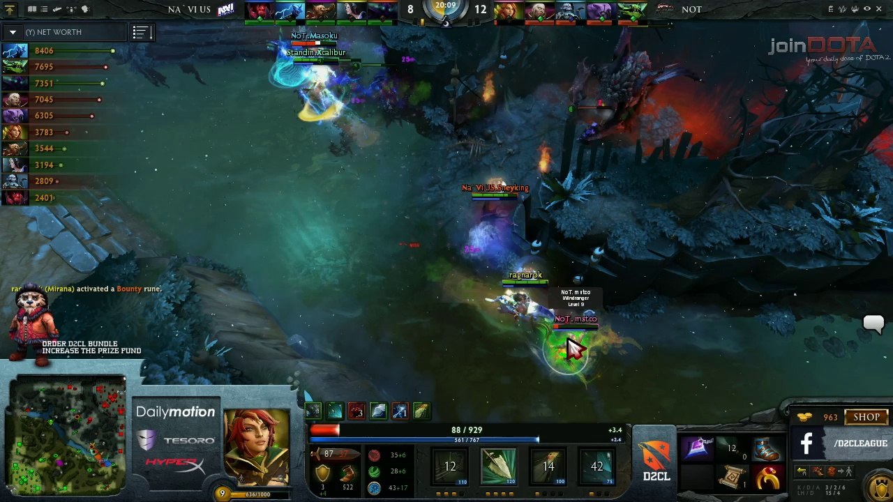 Na'Vi US vs NoT Game 2 - Dota 2 Champions League @TobiWanDOTA