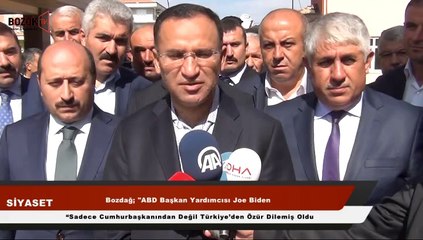 BOZDAĞ; ABD SADECE CUMHURBAŞKANINDAN DEĞİL TÜRKİYE’DEN ÖZÜR DİLEMİŞ OLDU