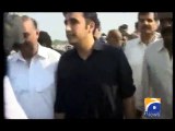 Bilawal Bhutto Zardari visits Sukkur to review flood situation-18 Sep 2014