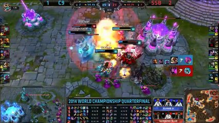 La folle fin de game entre C9 et Samsung B - League of Legends