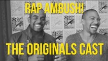 The Originals Cast (Daniel Gillies, Charles Michael Davis, Joseph Morgan) Caught in a RAP AMBUSH!