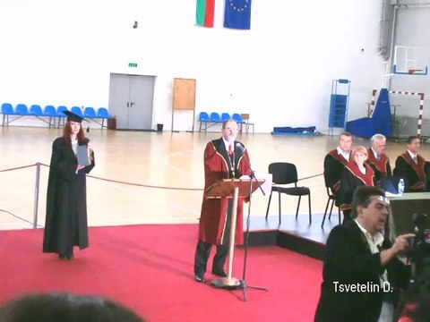 Приветствието на проф. д-р Запрян Козлуджов – откриването на академичната 2014/2015 г.