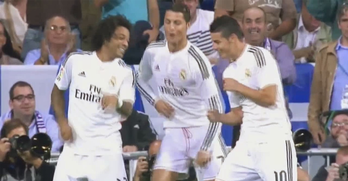 Cristiano Ronaldo, James Rodríguez & Marcelo Dancing