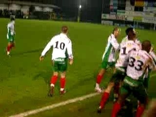 Virton - Union : Joie après le 2nd but