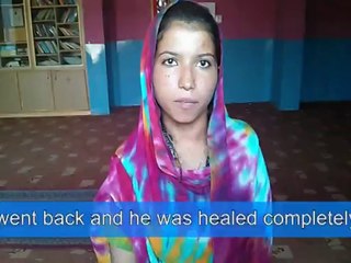 A dying person Healed