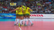 BRAZIL 3X0 USA SET 1 - VOLLEYBALL WOMEN'S WORLD CHAMPIONSHIP ITALY 2014