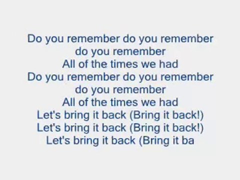 do u remember jay sean with lyrics