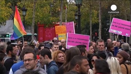 Protests in Paris for and against surrogacy and medically-assisted reproduction