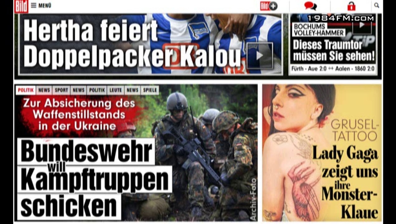 WTF???! Bundeswehr plant Kampfeinsatz in Ukraine, dreht Merkel endgültig durch???