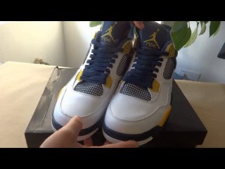 Close Look At Authentic Jordan 4 Marquette Shoes Reviews #kicks