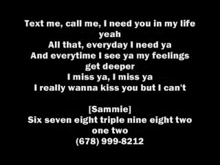 Kiss Me Thru The Phone Lyrics Soulja Boy