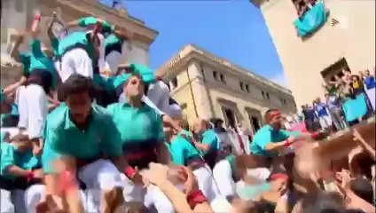 Castellers de Vilafranca - 3 de 10 amb folre i manilles (30-8-2013)