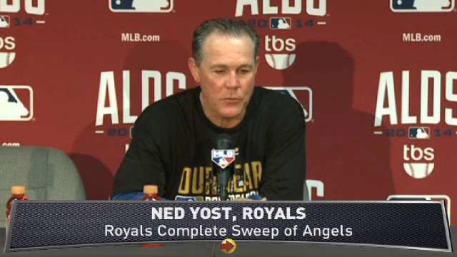 Royals Sweep Angels, Advance to ALCS