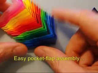 How to make an Origami Ring from Mette units do-it-your-self-pdf.blogspot.com