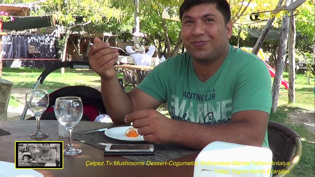 Çelpez.Tv:Mushrooms Dessert-Cogumelos Sobremesa-MantarEvi Tatlısı=Antalya