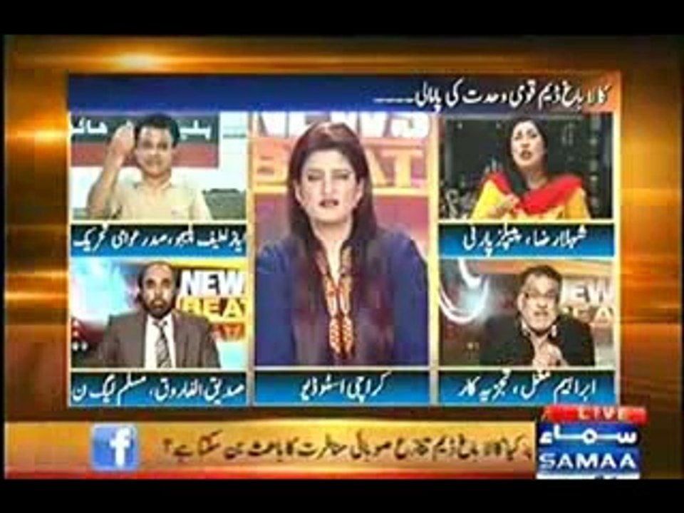 News Beat Ayaz Latif Palijo Siddiq ul Faruq Shehla Raza on Dam