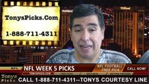 Free NFL Monday Night Football Pick Point Spread Odds Betting Preview 10-6-2014