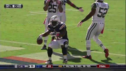 Branden Oliver 9-yard TD catch
