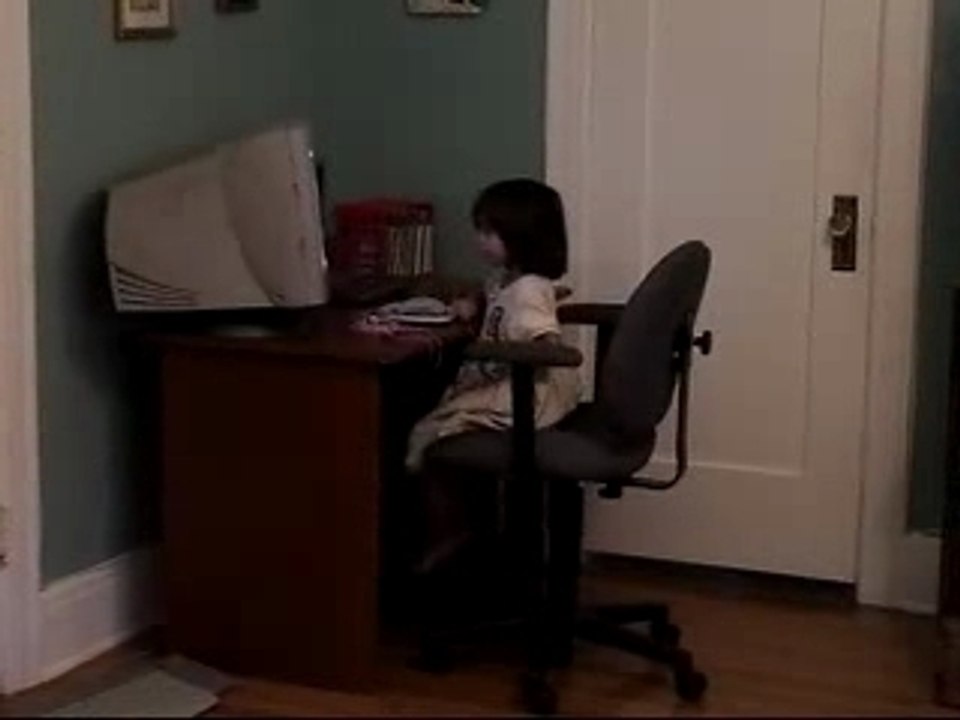 Dad Scares his Daughter