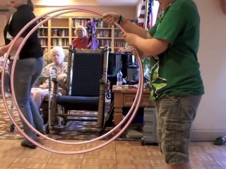 Senior Citizens Enjoying Dog Tricks by Jasmine