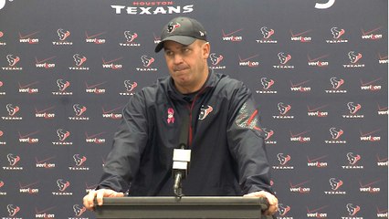 Houston Texans postgame press conference