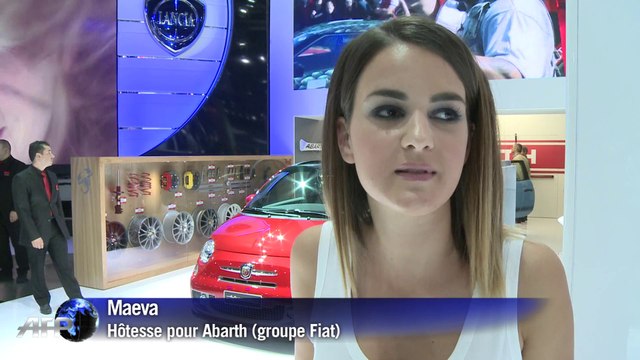 A la rencontre des hôtesses du salon de l'Auto 2014