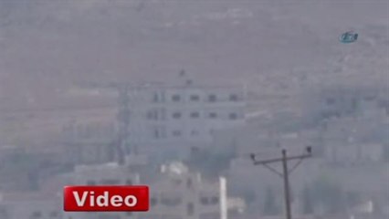Işid Kobani'ye Bayrak Dikti