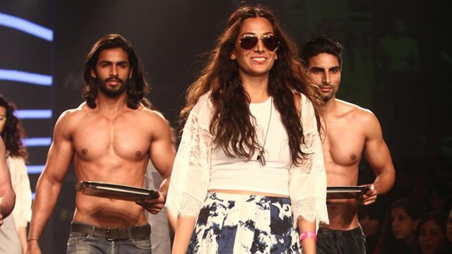 Monica Dogra On Ramp At Myntra Fashion Weekend 2014 !