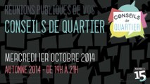 Conseil de Quartier du 1er Octobre 2014 (Alleray et Procession)