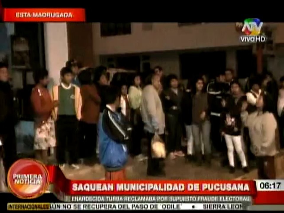 Pucusana: Actos de violencia tras resultados electorales